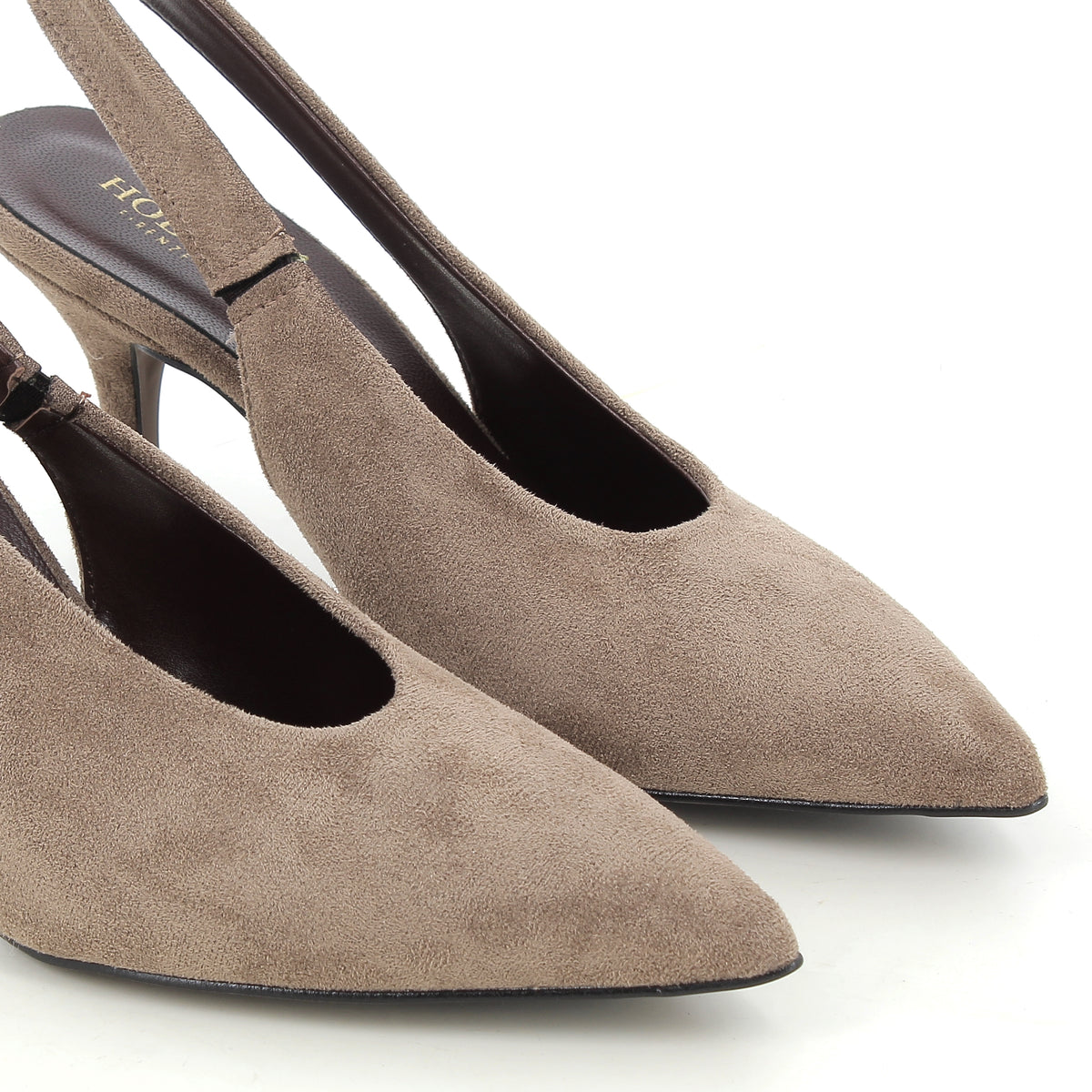 Hodea Slingback Suede Anita Taupe