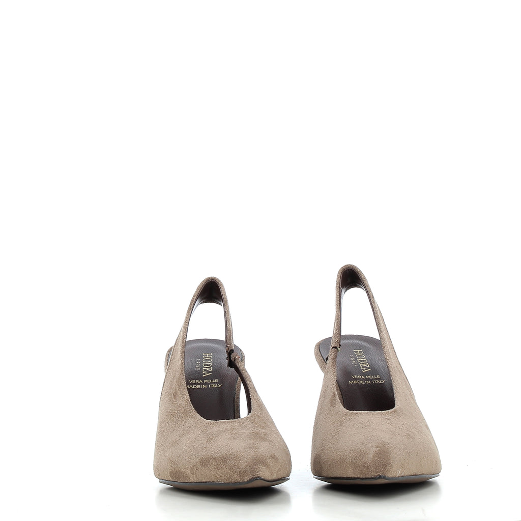 Hodea Slingback Suede Anita Taupe