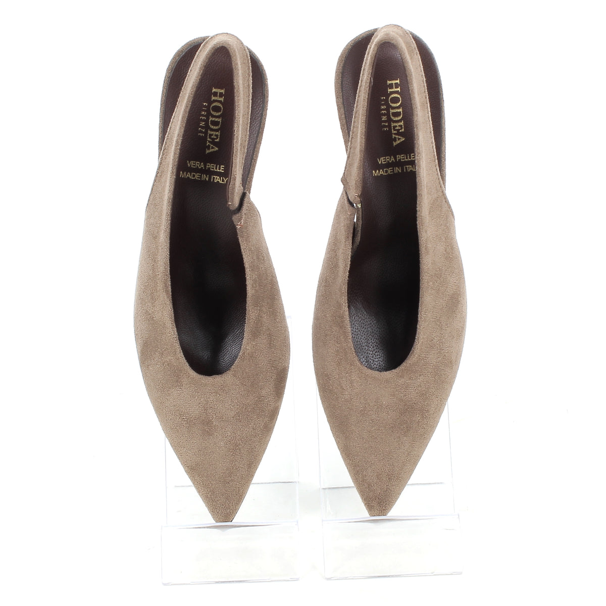Hodea Slingback Suede Anita Taupe