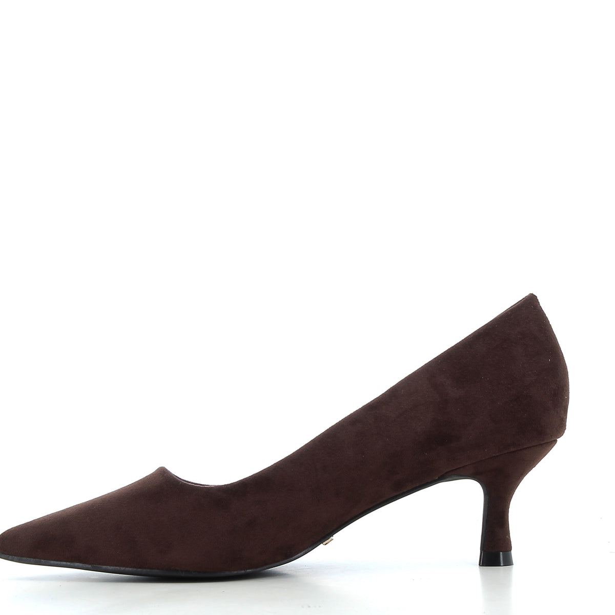 Décolleté Aurora Marroni Effetto Camoscio con Tacco 6 cm