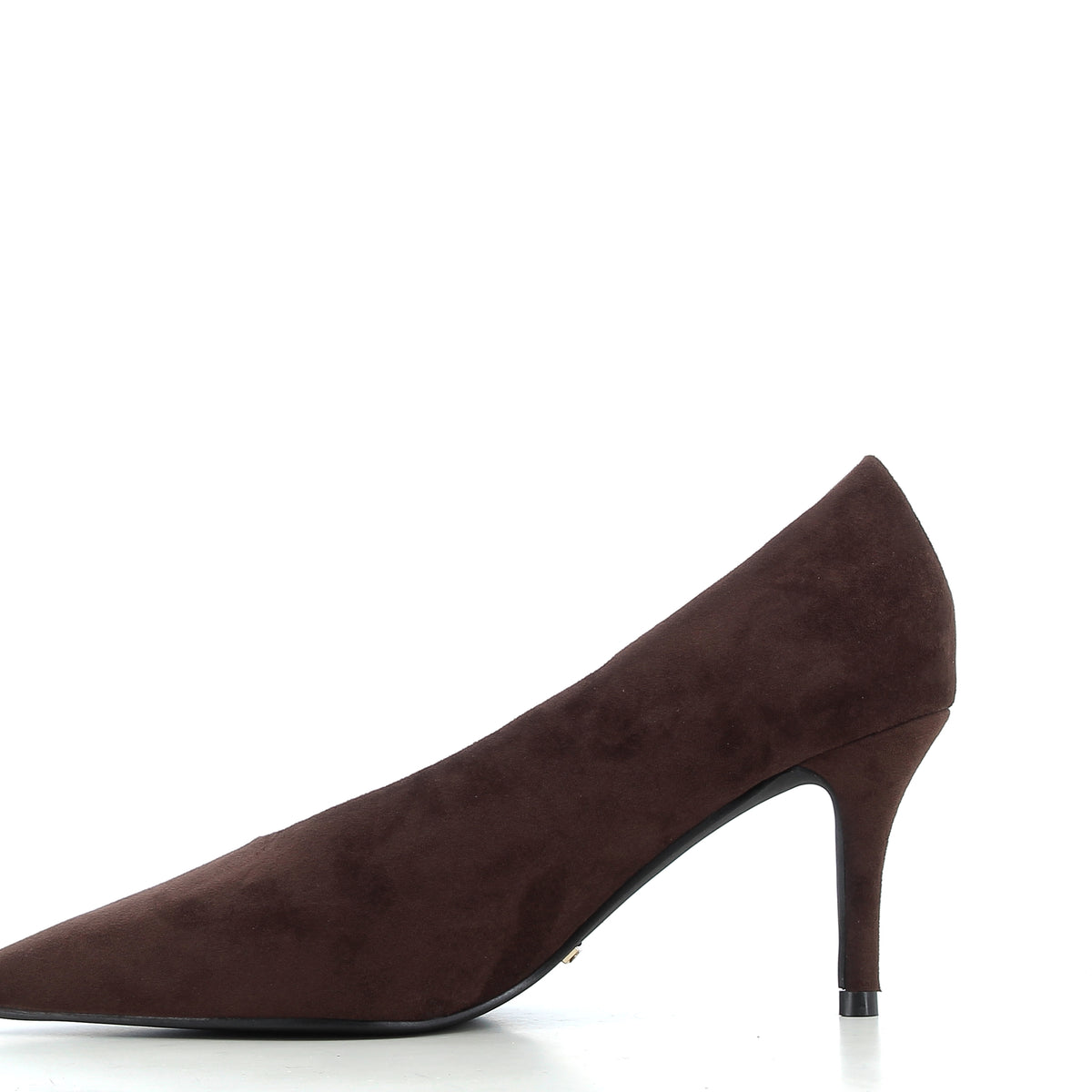 Décolleté Cristina Moro in Suede con Scollo a Mandorla e Tacco 8 cm