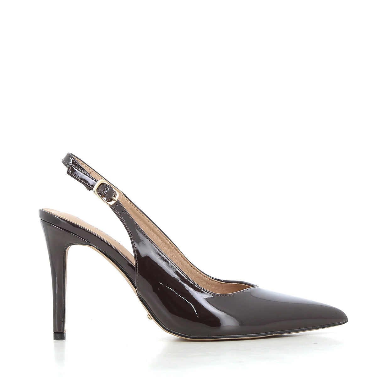 Slingback Martina in Vernice con Tacco a Spillo 9 cm