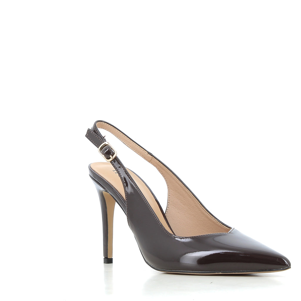 Slingback Martina Moro in Vernice con Tacco a Spillo 9 cm