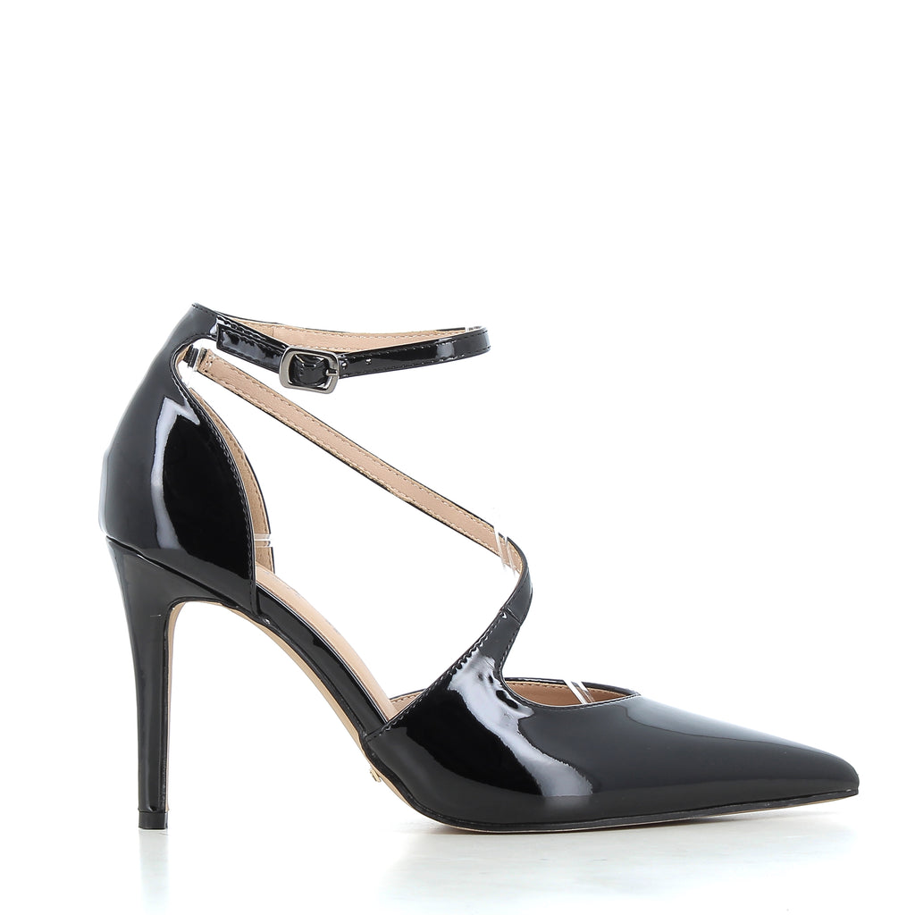 Décolleté Ludovica Nere in Vernice con Tacco 9 cm