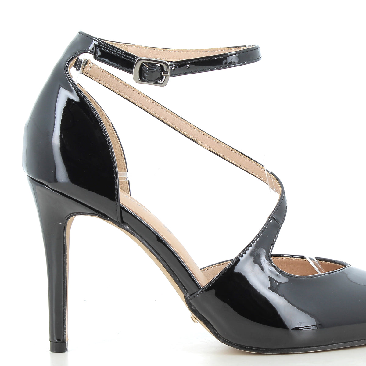 Décolleté Ludovica Nere in Vernice con Tacco 9 cm