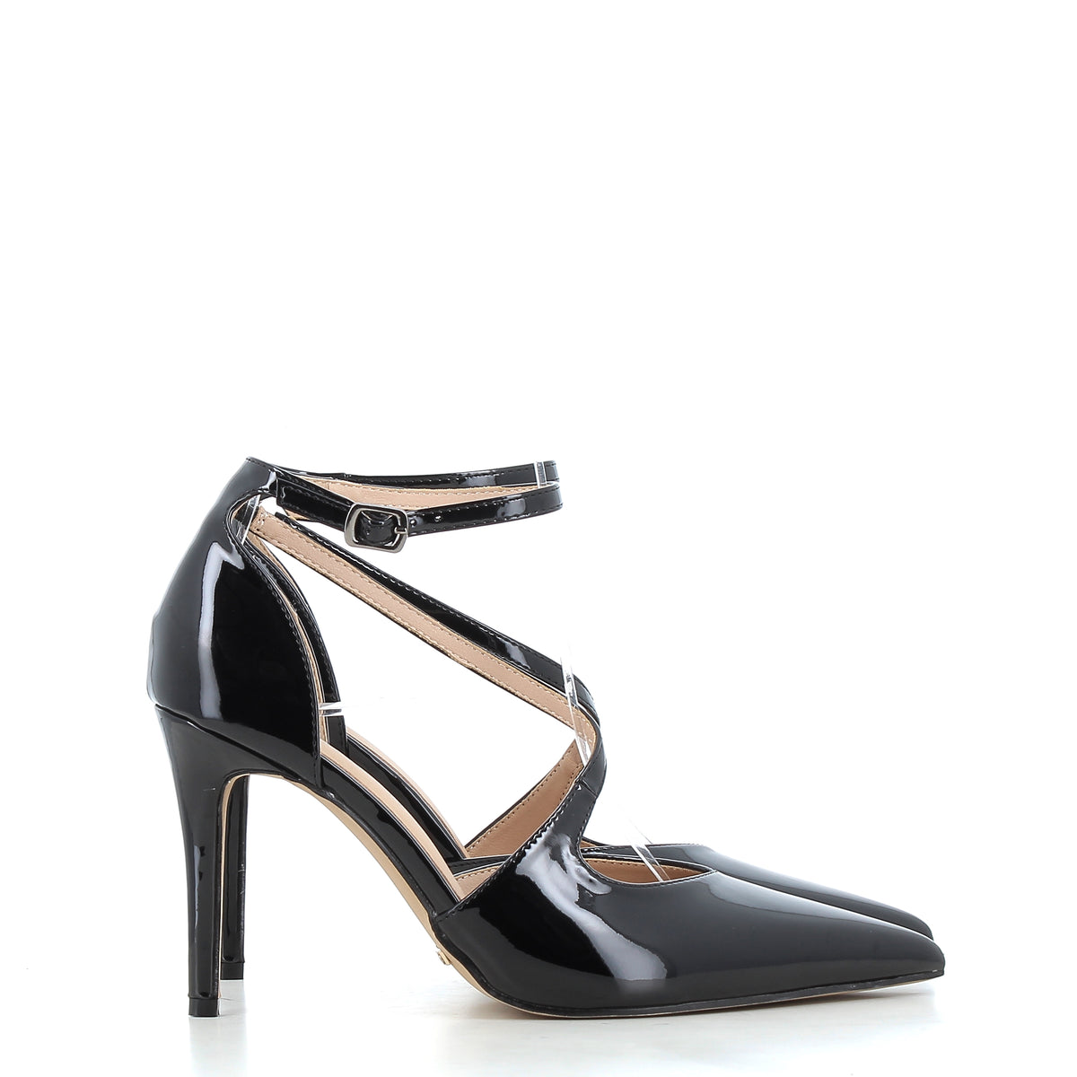 Décolleté Ludovica Nere in Vernice con Tacco 9 cm