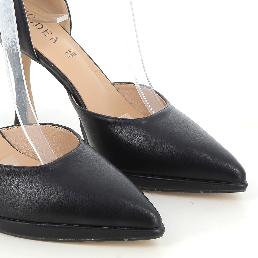 Décolleté Eleonora Nere con Plateau e Tacco 10 cm