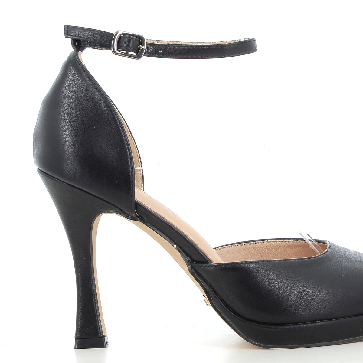 Décolleté Eleonora Nere con Plateau e Tacco 10 cm