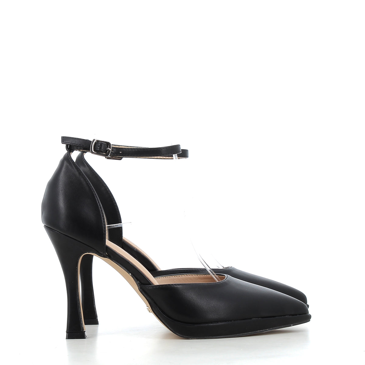 Décolleté Eleonora Nere con Plateau e Tacco 10 cm