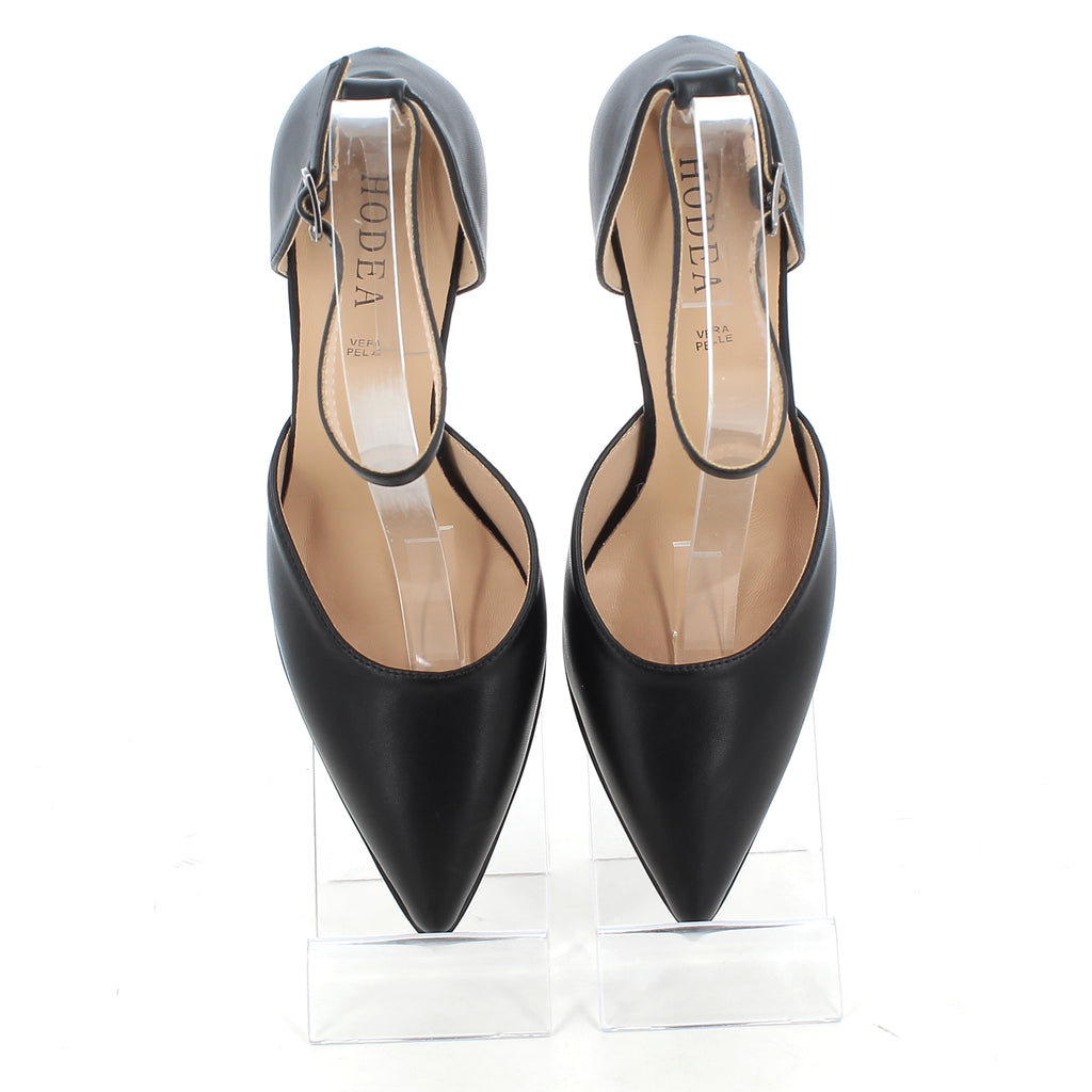 Décolleté Eleonora Nere con Plateau e Tacco 10 cm