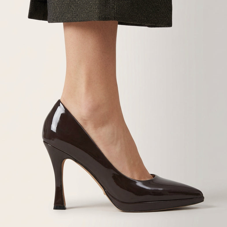 Décolleté Melissa Moro in Vernice con Plateau e Tacco 10 cm