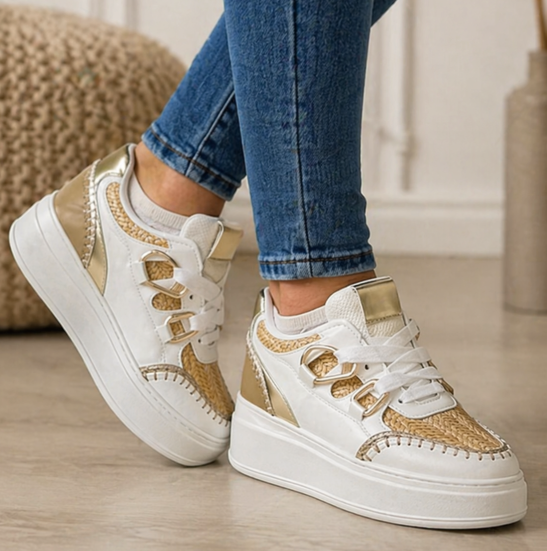 Hodea Sneakers Martina Beige