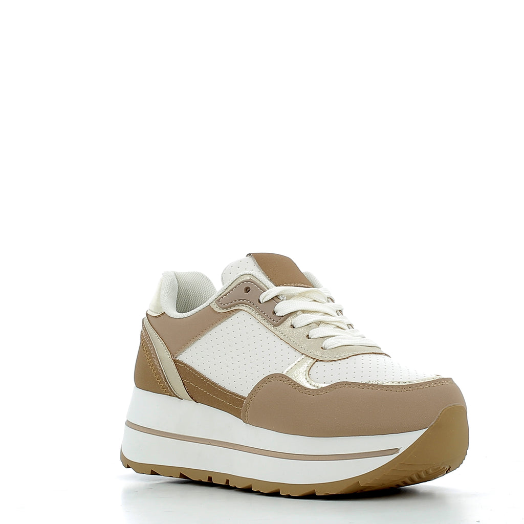 Sneakersy Hodea Emma Beżowe
