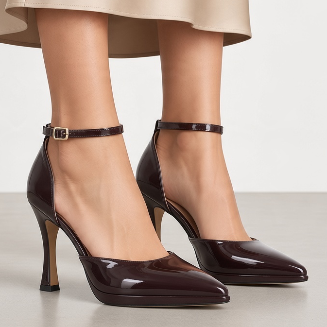 Décolleté Eleonora con Plateau e Tacco 10 cm