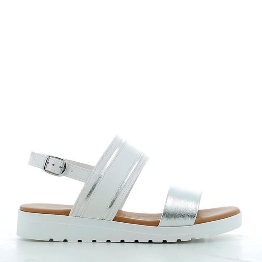 Scarpe Hodea donna YY 2704P24 ARGENTO BIANCO
